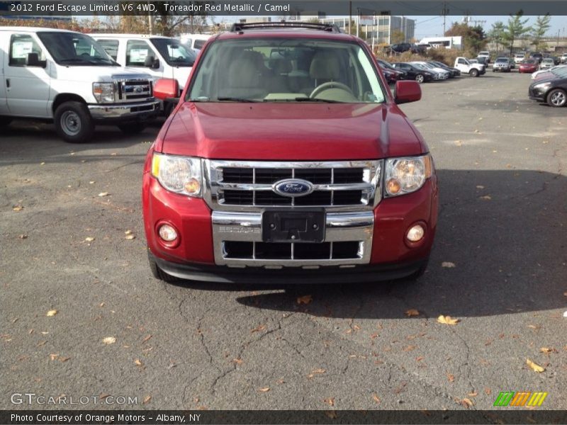 Toreador Red Metallic / Camel 2012 Ford Escape Limited V6 4WD