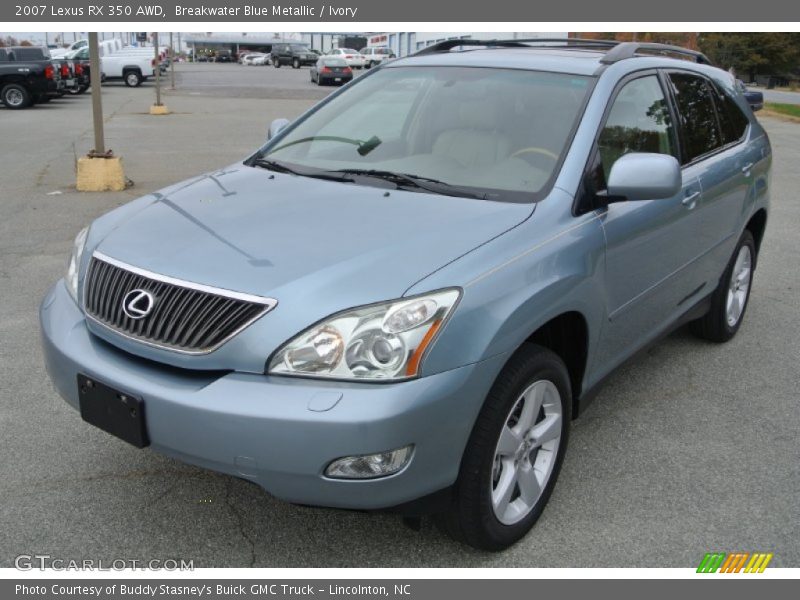 Breakwater Blue Metallic / Ivory 2007 Lexus RX 350 AWD