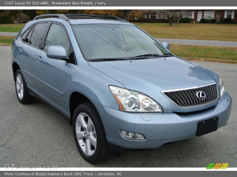 Breakwater Blue Metallic / Ivory 2007 Lexus RX 350 AWD