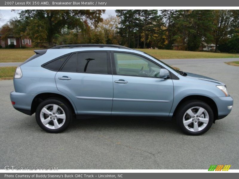 Breakwater Blue Metallic / Ivory 2007 Lexus RX 350 AWD