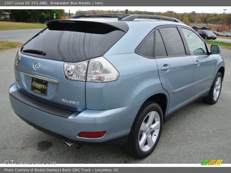 Breakwater Blue Metallic / Ivory 2007 Lexus RX 350 AWD
