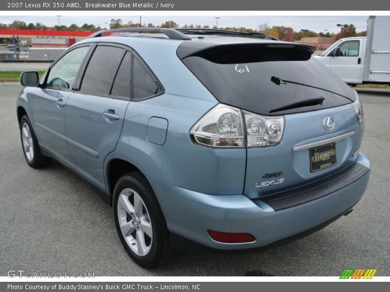 Breakwater Blue Metallic / Ivory 2007 Lexus RX 350 AWD