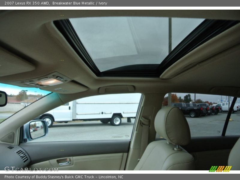 Breakwater Blue Metallic / Ivory 2007 Lexus RX 350 AWD