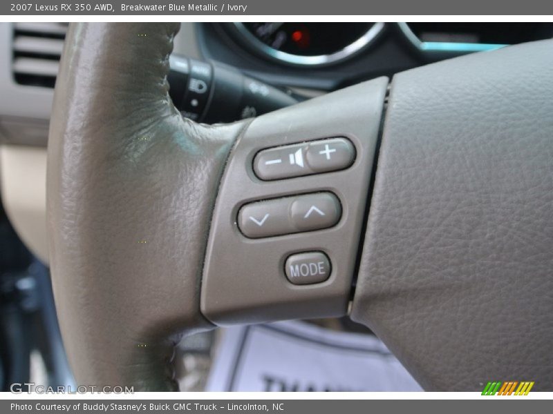 Breakwater Blue Metallic / Ivory 2007 Lexus RX 350 AWD