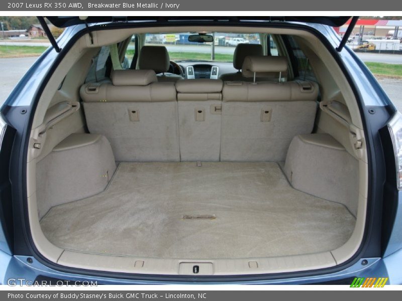 Breakwater Blue Metallic / Ivory 2007 Lexus RX 350 AWD