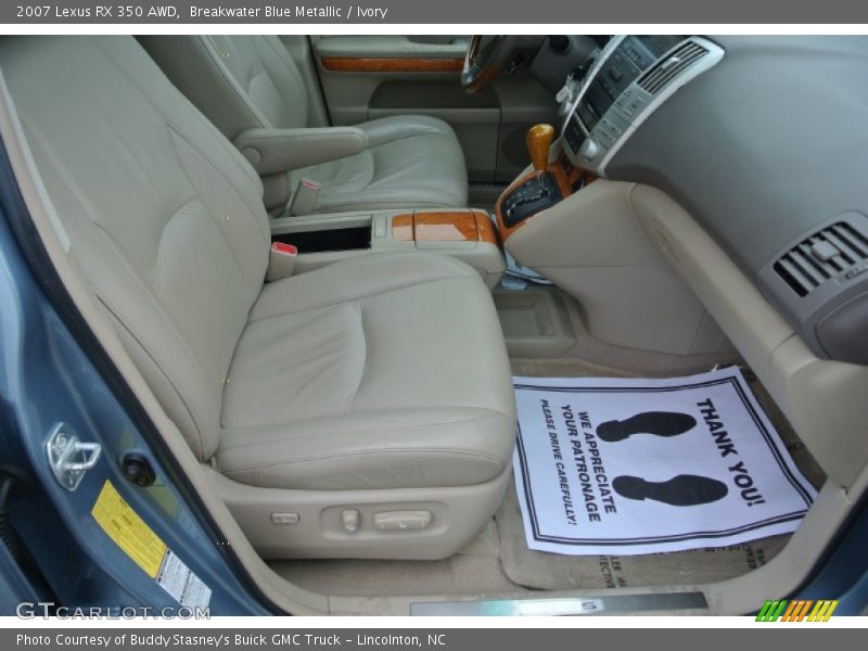 Breakwater Blue Metallic / Ivory 2007 Lexus RX 350 AWD