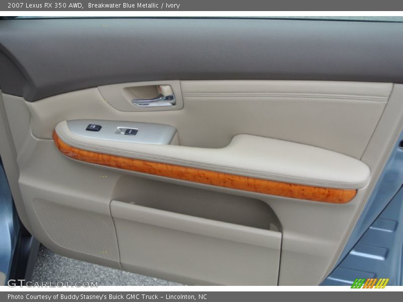 Breakwater Blue Metallic / Ivory 2007 Lexus RX 350 AWD