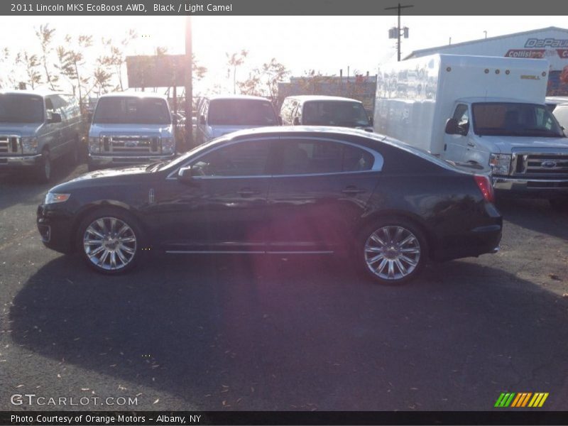 Black / Light Camel 2011 Lincoln MKS EcoBoost AWD