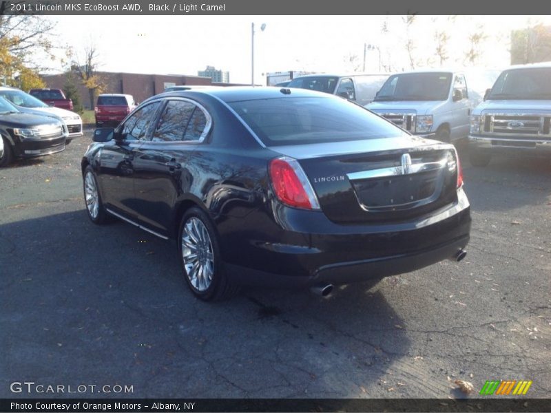 Black / Light Camel 2011 Lincoln MKS EcoBoost AWD