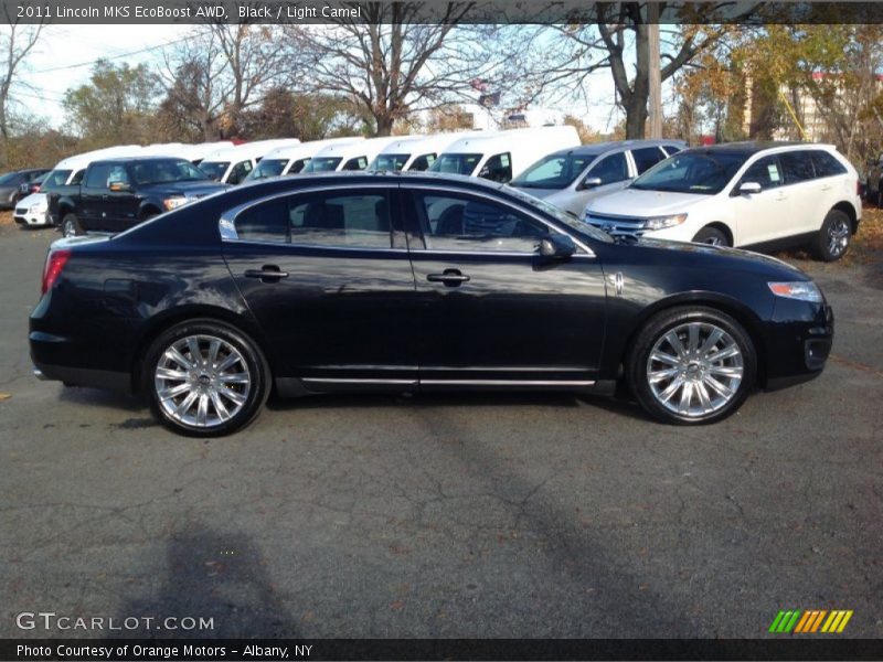 Black / Light Camel 2011 Lincoln MKS EcoBoost AWD