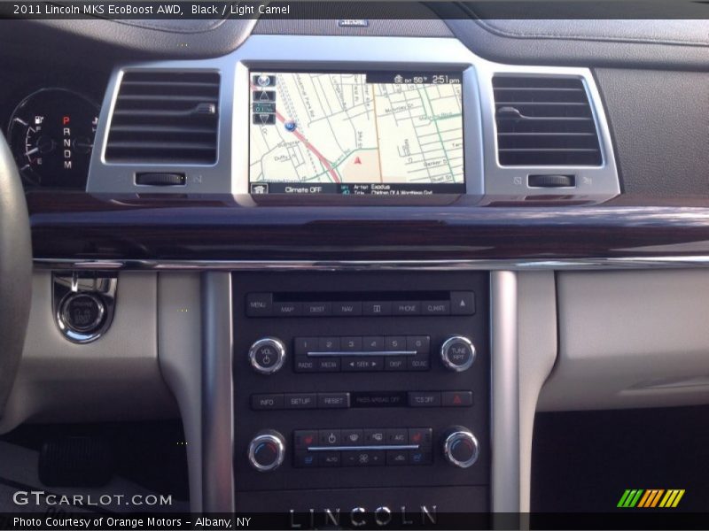 Black / Light Camel 2011 Lincoln MKS EcoBoost AWD