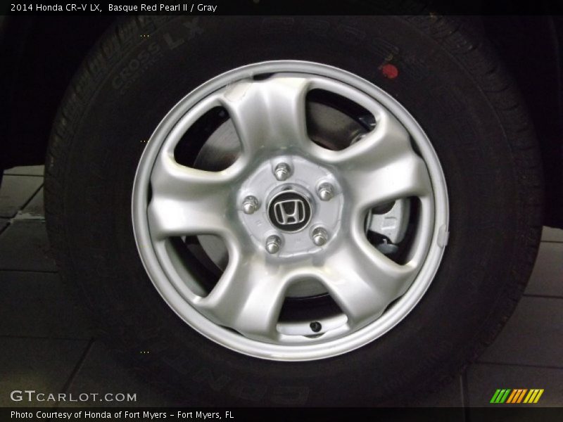 Basque Red Pearl II / Gray 2014 Honda CR-V LX