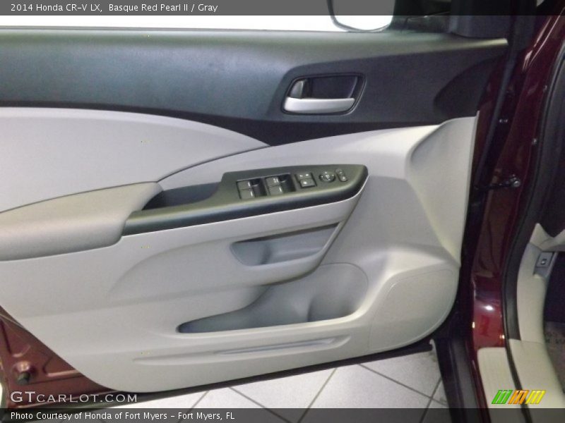 Basque Red Pearl II / Gray 2014 Honda CR-V LX