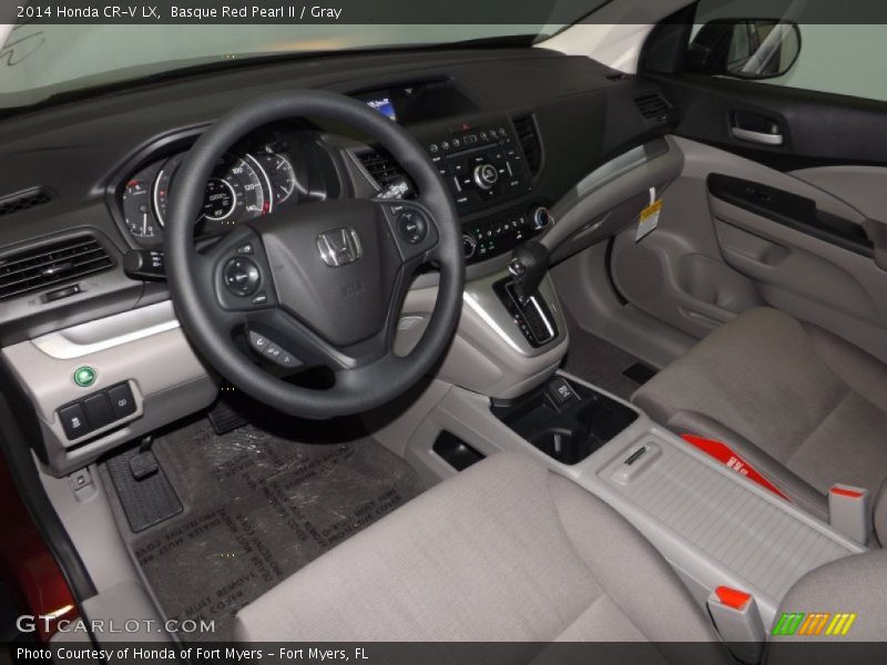 Basque Red Pearl II / Gray 2014 Honda CR-V LX