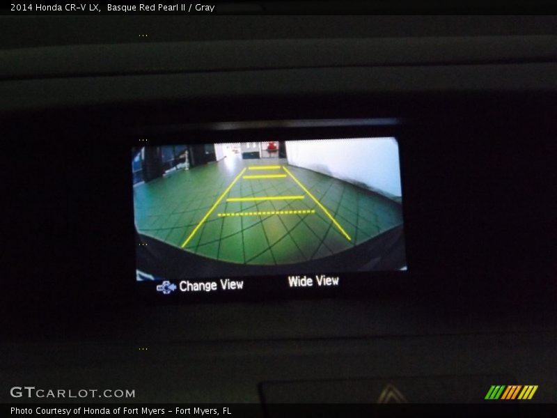 Basque Red Pearl II / Gray 2014 Honda CR-V LX