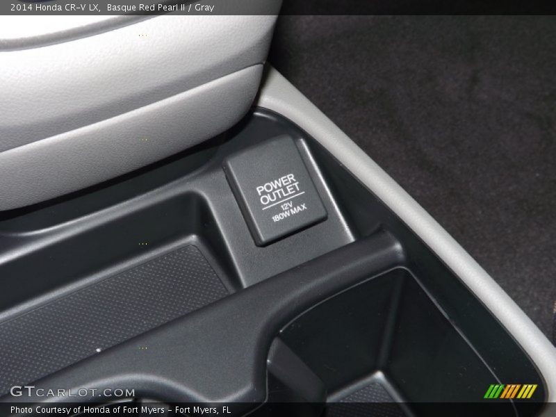 Basque Red Pearl II / Gray 2014 Honda CR-V LX