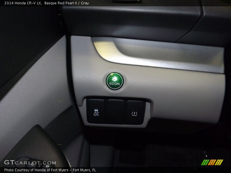 Basque Red Pearl II / Gray 2014 Honda CR-V LX