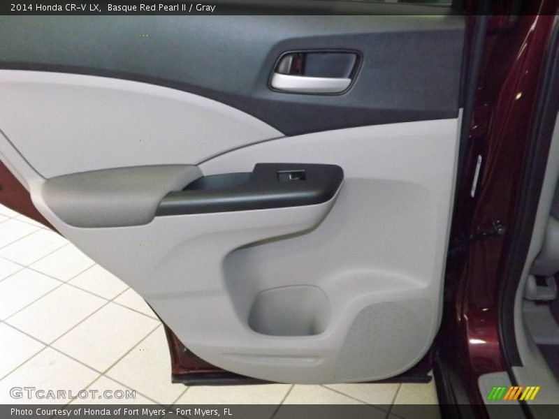 Basque Red Pearl II / Gray 2014 Honda CR-V LX