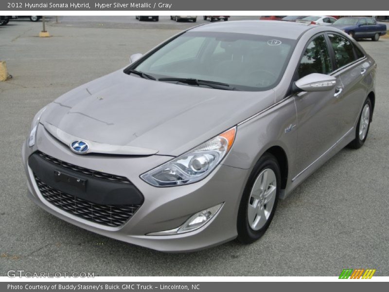 Hyper Silver Metallic / Gray 2012 Hyundai Sonata Hybrid