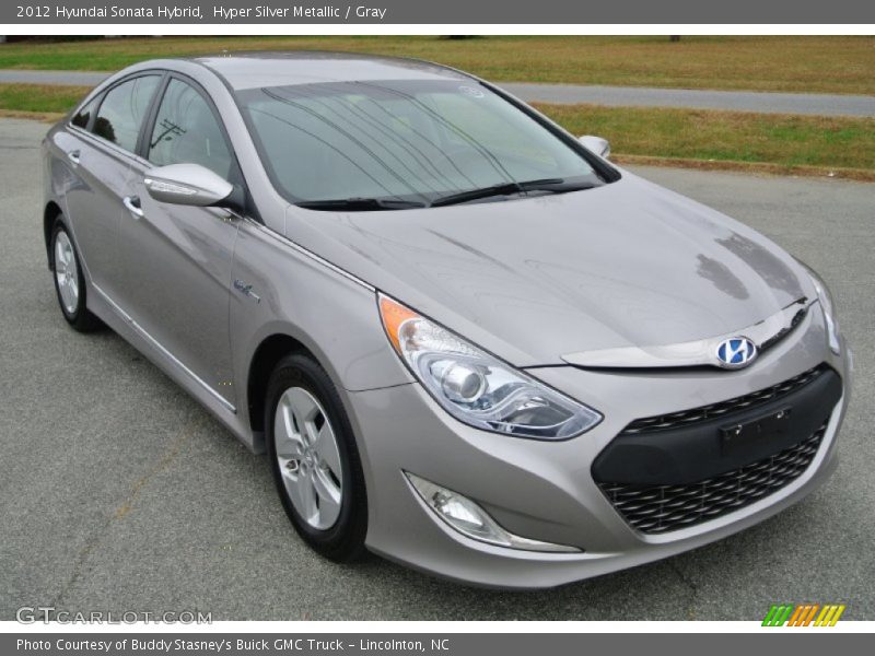 Hyper Silver Metallic / Gray 2012 Hyundai Sonata Hybrid
