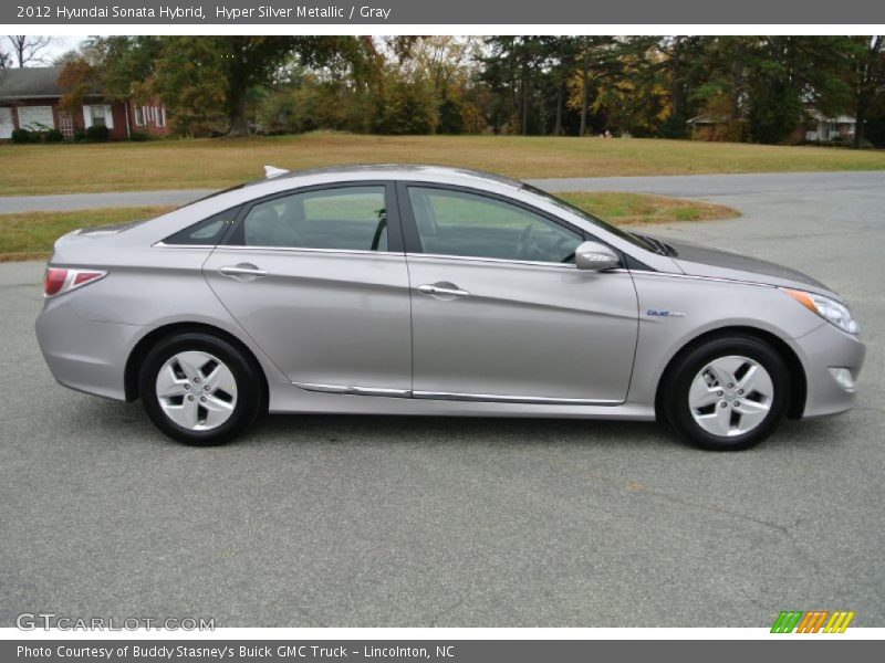 Hyper Silver Metallic / Gray 2012 Hyundai Sonata Hybrid