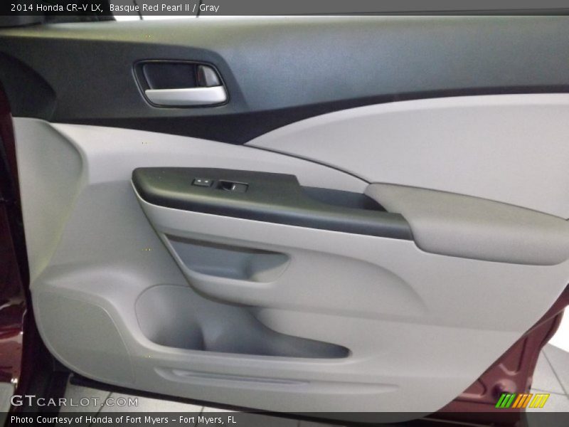 Basque Red Pearl II / Gray 2014 Honda CR-V LX