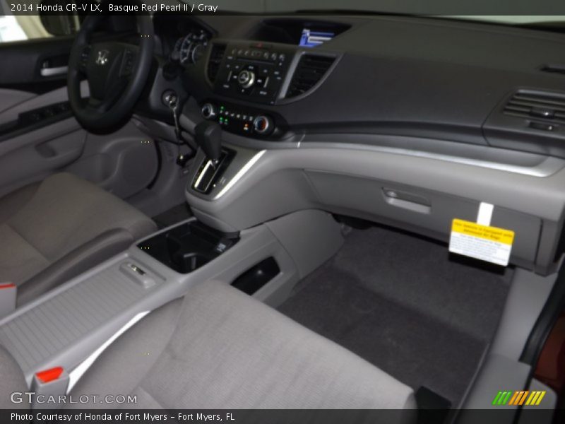 Basque Red Pearl II / Gray 2014 Honda CR-V LX