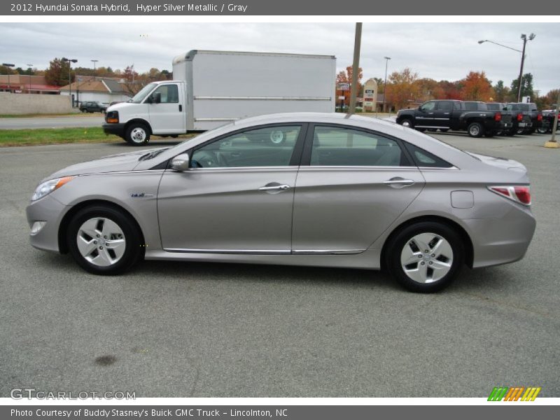Hyper Silver Metallic / Gray 2012 Hyundai Sonata Hybrid