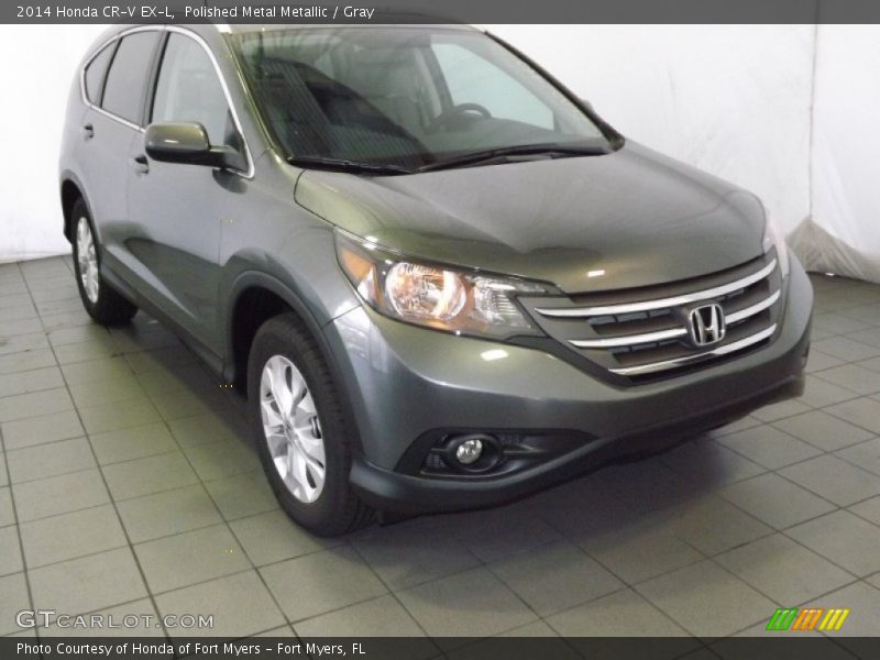 Polished Metal Metallic / Gray 2014 Honda CR-V EX-L