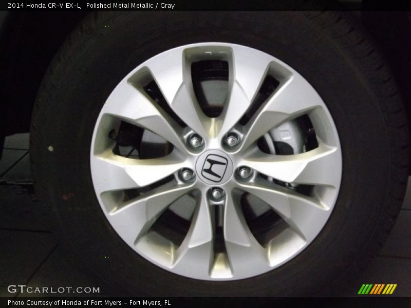 Polished Metal Metallic / Gray 2014 Honda CR-V EX-L