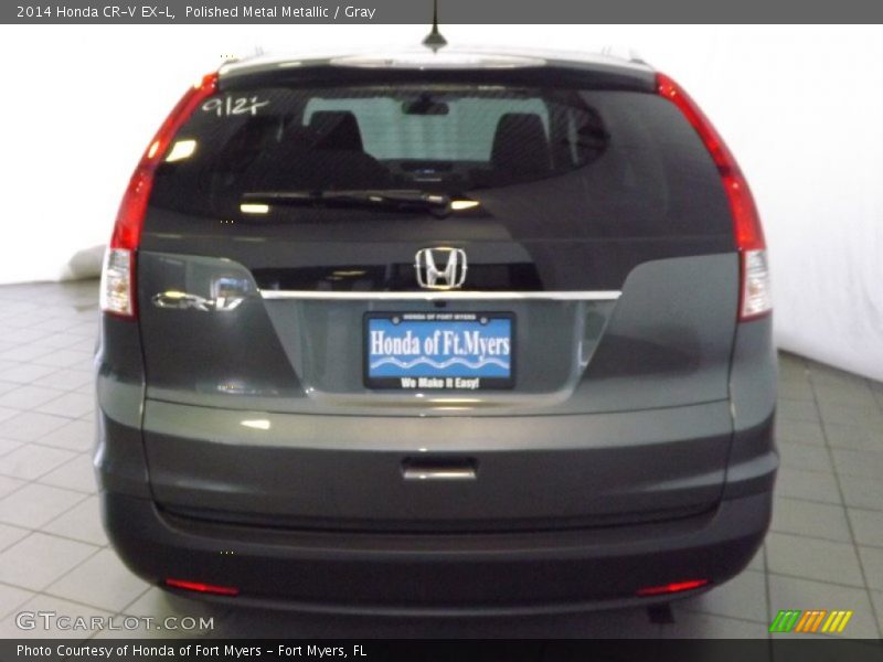 Polished Metal Metallic / Gray 2014 Honda CR-V EX-L