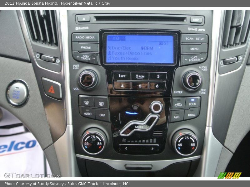 Hyper Silver Metallic / Gray 2012 Hyundai Sonata Hybrid