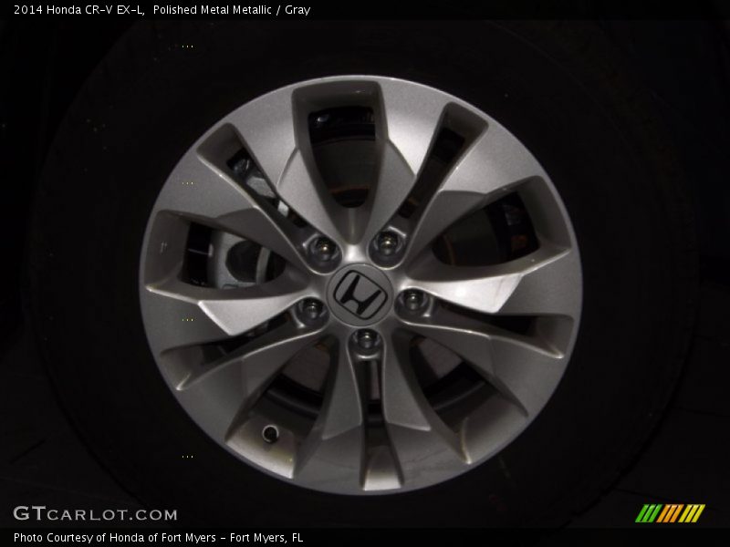 Polished Metal Metallic / Gray 2014 Honda CR-V EX-L