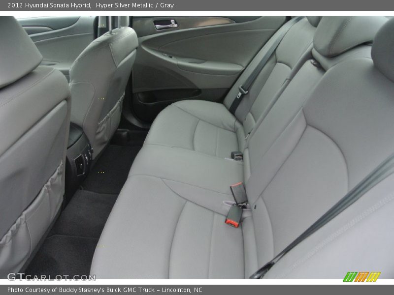 Hyper Silver Metallic / Gray 2012 Hyundai Sonata Hybrid