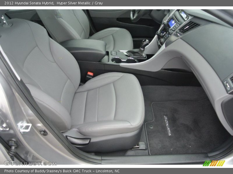 Hyper Silver Metallic / Gray 2012 Hyundai Sonata Hybrid