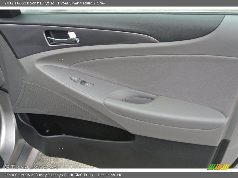 Hyper Silver Metallic / Gray 2012 Hyundai Sonata Hybrid