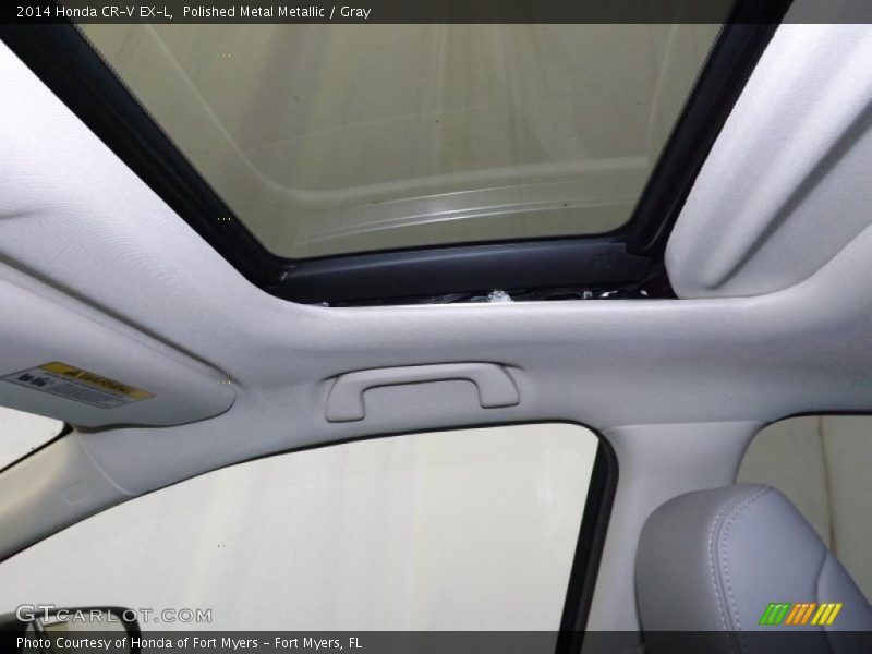 Polished Metal Metallic / Gray 2014 Honda CR-V EX-L