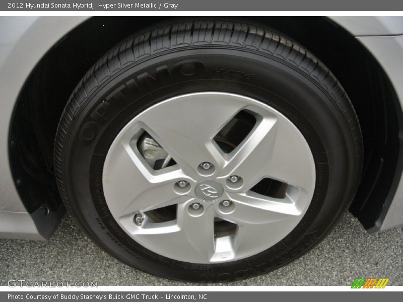 Hyper Silver Metallic / Gray 2012 Hyundai Sonata Hybrid