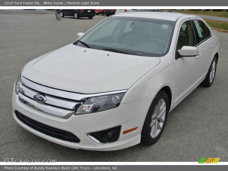 White Suede / Medium Light Stone 2010 Ford Fusion SEL