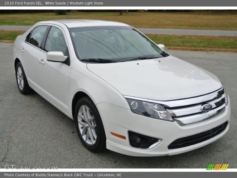 White Suede / Medium Light Stone 2010 Ford Fusion SEL