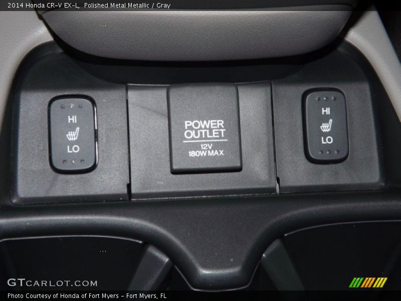 Polished Metal Metallic / Gray 2014 Honda CR-V EX-L