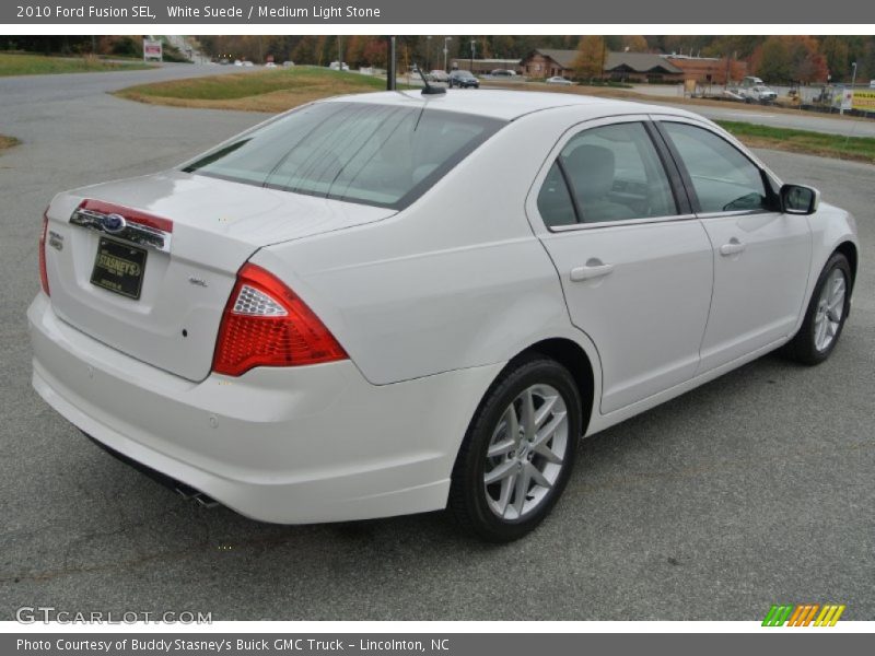 White Suede / Medium Light Stone 2010 Ford Fusion SEL