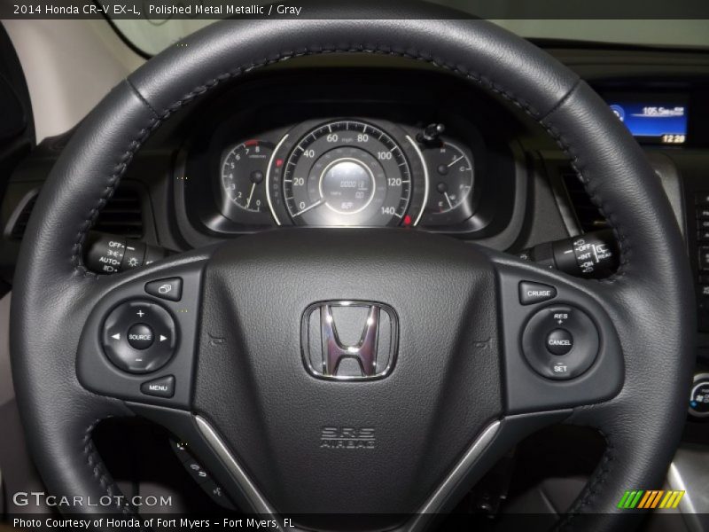 Polished Metal Metallic / Gray 2014 Honda CR-V EX-L