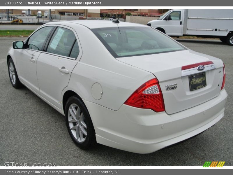 White Suede / Medium Light Stone 2010 Ford Fusion SEL