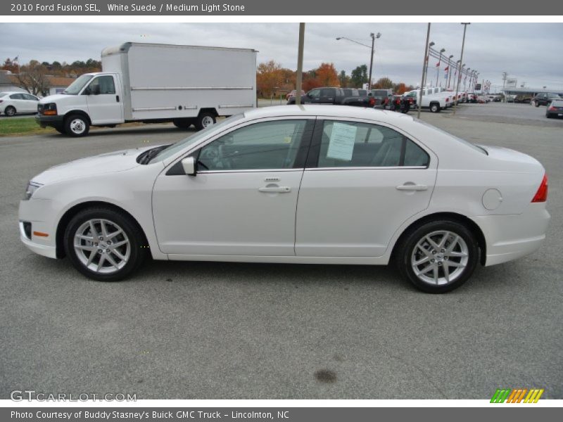 White Suede / Medium Light Stone 2010 Ford Fusion SEL