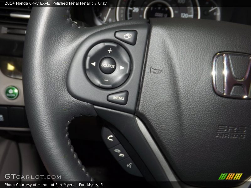 Polished Metal Metallic / Gray 2014 Honda CR-V EX-L
