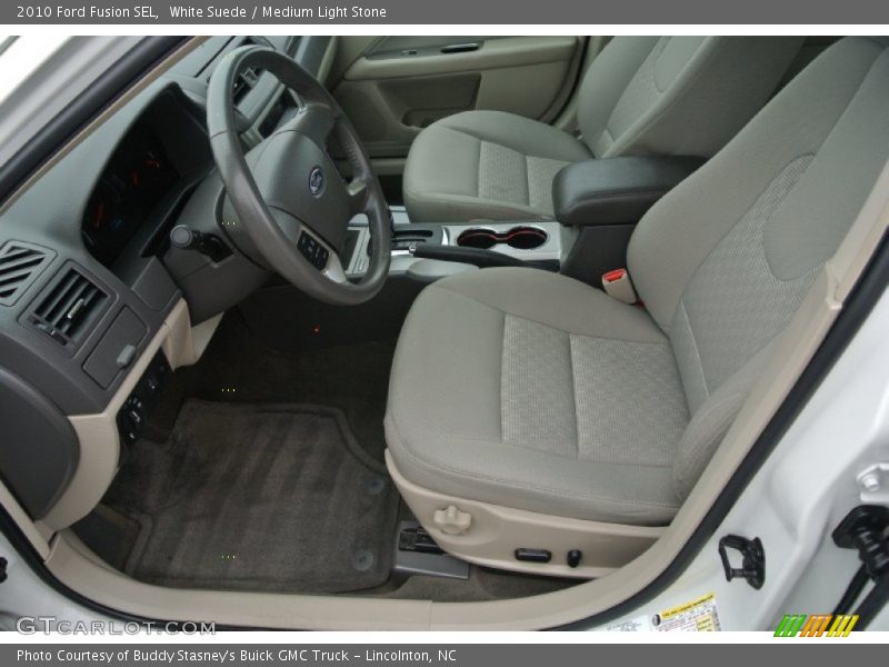 White Suede / Medium Light Stone 2010 Ford Fusion SEL