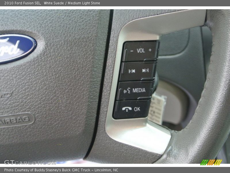 White Suede / Medium Light Stone 2010 Ford Fusion SEL