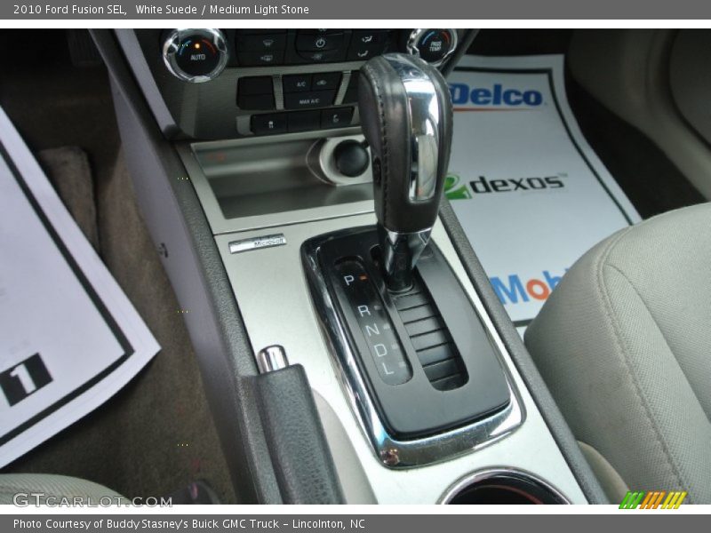 White Suede / Medium Light Stone 2010 Ford Fusion SEL