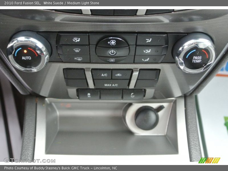 White Suede / Medium Light Stone 2010 Ford Fusion SEL